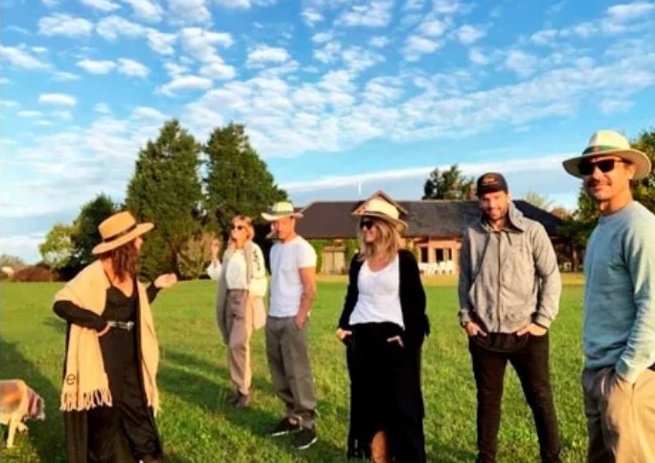 El día de campo y amistad de parejas famosas