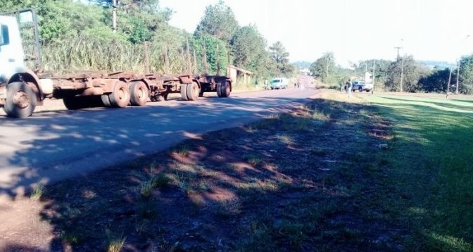 Identificaron al peatón que falleció al ser embestido por un camión en Puerto Piray