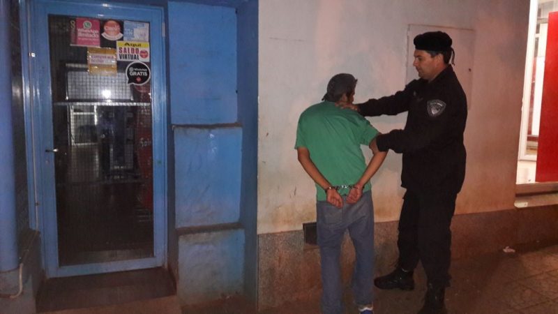 Lo atraparon intentando robar un negocio en Eldorado