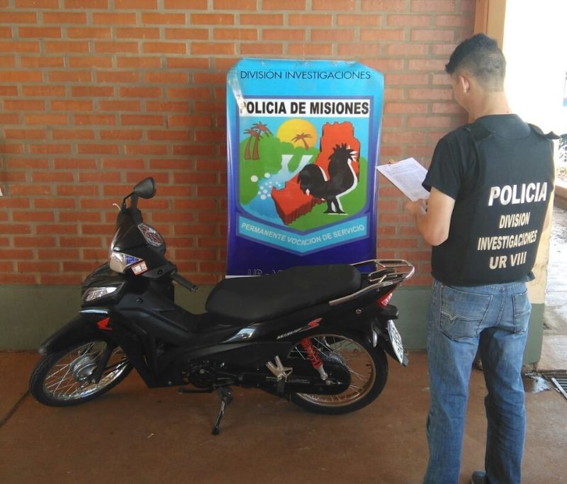 En San Vicente detuvieron a “Neguiño” por el robo de una moto