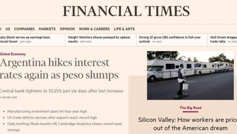 Qué dicen en los medios del mundo sobre el dólar y la economía de Argentina