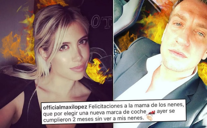 Maxi López y su fuerte reclamo público a Wanda Nara