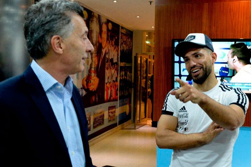 Macri llamó al Kun Agüero para darle ánimo a la Selección