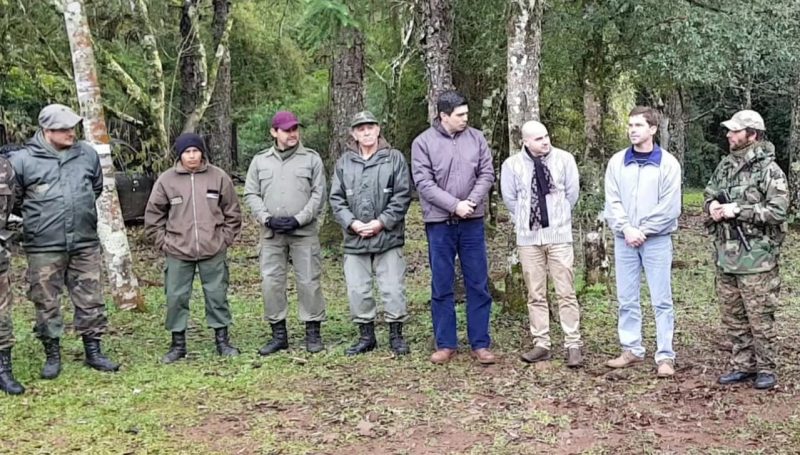 La compañía de cazadores de monte del Ejército Argentino capacitó a guardaparques misioneros
