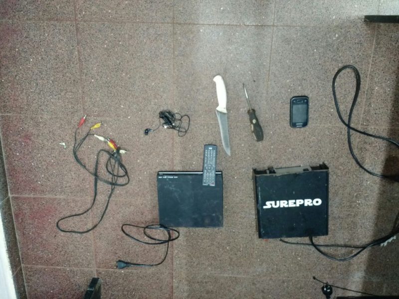 Varios detenidos y objetos recuperados en zona de San Isidro