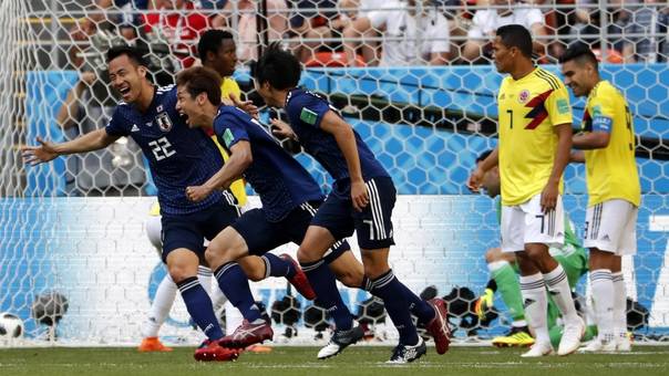 Otra sorpresa mundial: Japón ganó 2-1 a Colombia