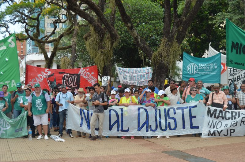 Upcn, PJ Misiones y la Coordinadora Provincial adhieren al paro nacional