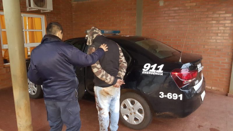 Intentó sustraer elementos de un auto y fue preso