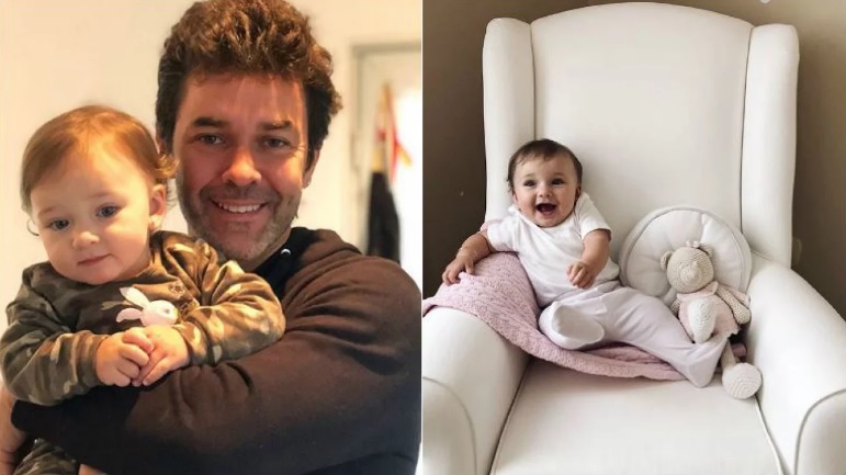 Mariano Martínez y sus palabras en el primer cumpleaños de Alma, su hija: 