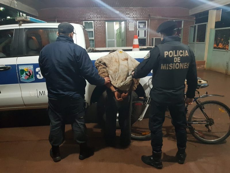 Eldorado: atraparon a ladrón con una bici robada en pleno operativo nocturno