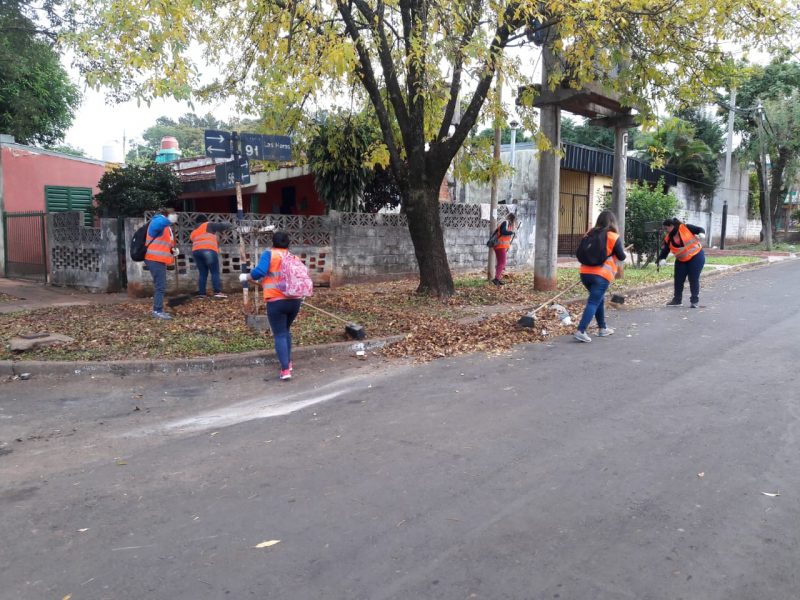 Realizaron un operativo de limpieza en la zona oeste