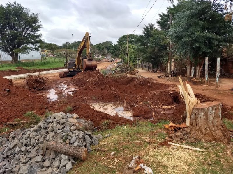 Vialidad sigue desarrollando obras de infraestructura urbana en Posadas