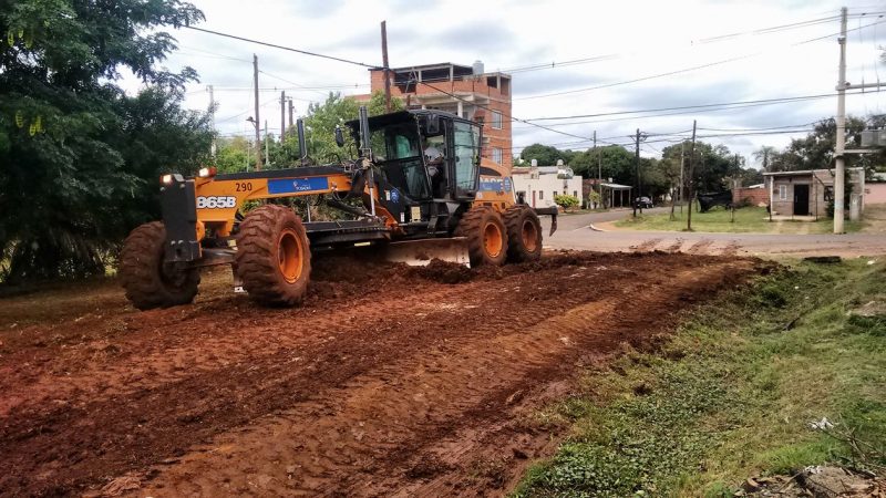 Realizaron obras de reacondicionamiento de calles en el barrio El Progreso