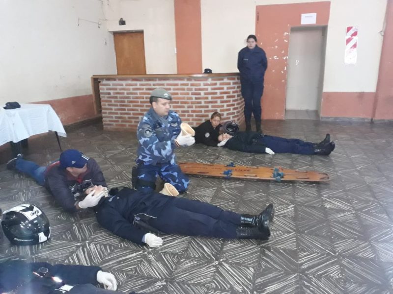 San Ignacio: capacitaron a efectivos policiales en técnicas de primeros auxilios