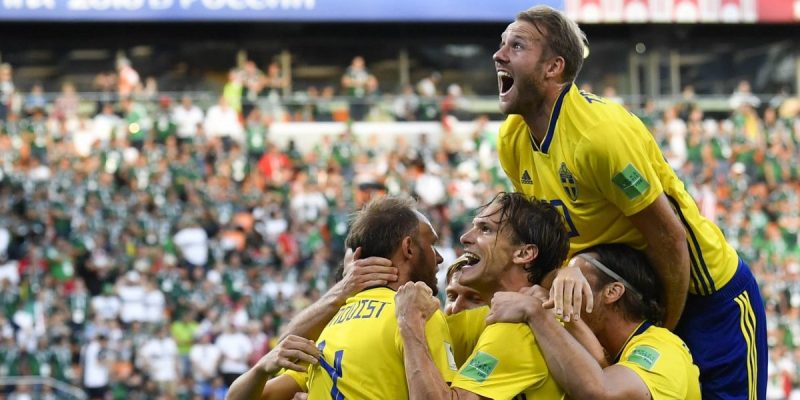 Suecia goleó a México, pero terminaron festejando los dos