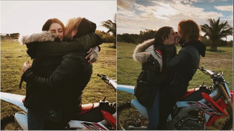 Cande Tinelli y sus fotos a los besos con Luca Bonomi