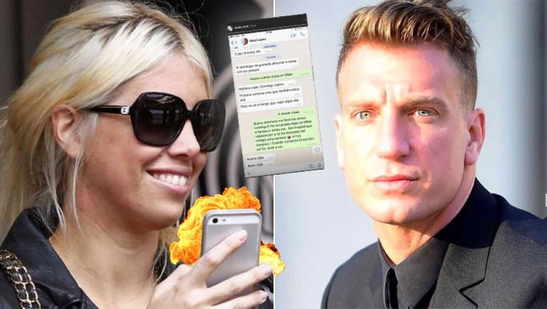 Wanda Nara publicó un chat privado con Maxi López: fuerte reclamo y picantísima reacción del futbolista
