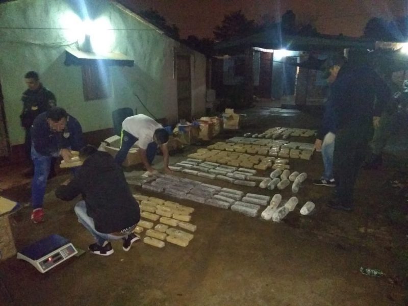 Narcos alquilaban departamentos para ocultar marihuana en Iguazú: tenían 303 “panes”