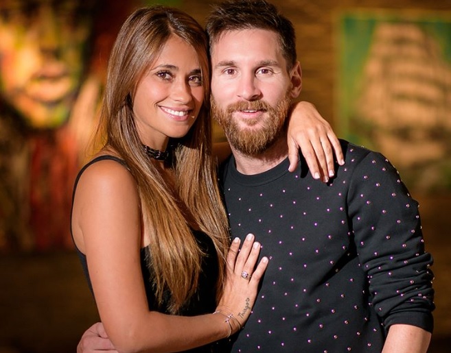Antonela Roccuzzo viajó a Rusia para acompañar a Lionel Messi