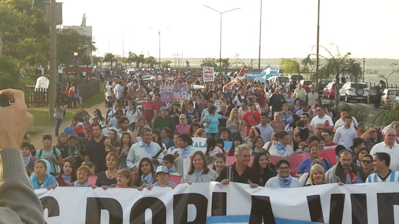 Despenalización del aborto: unos 8 mil posadeños marcharon bajo la consigna “Salvemos las dos vidas”