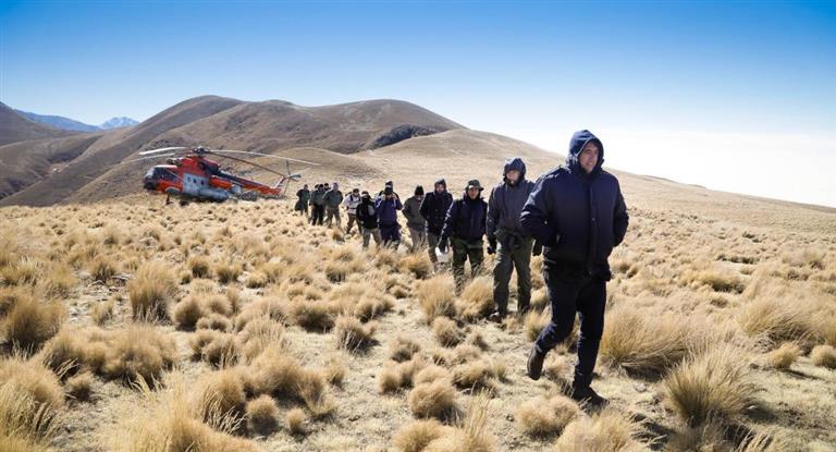 Evacuaron a todos los integrantes del helicóptero en el que viajaba la comitiva presidencial