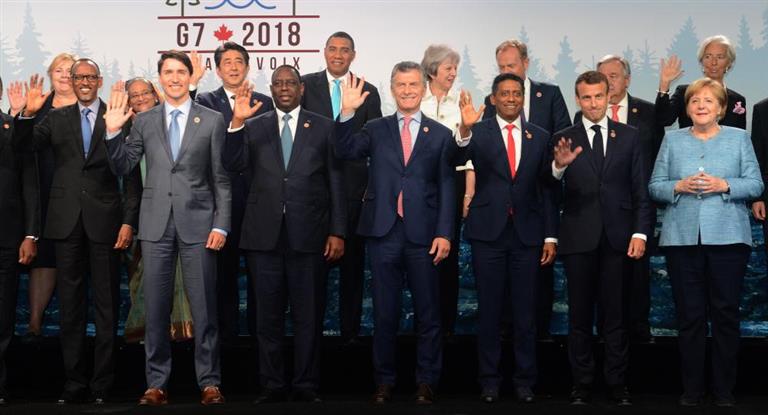 Macri participa de la Cumbre del G7 donde tiene en agenda reuniones con Merkel y Trudeau
