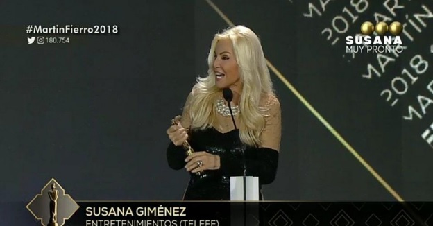 Susana Giménez ganó el Martín Fierro de la gente