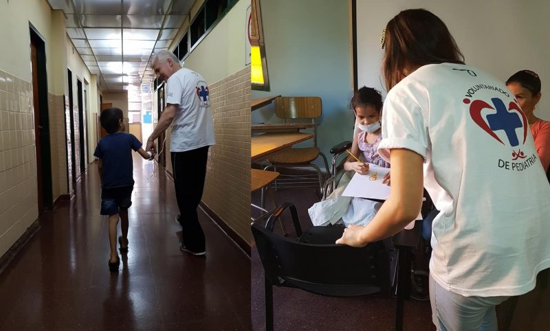 Voluntariado Hospital Pediátrico: en las situaciones más críticas, buscan una sonrisa de los más pequeños