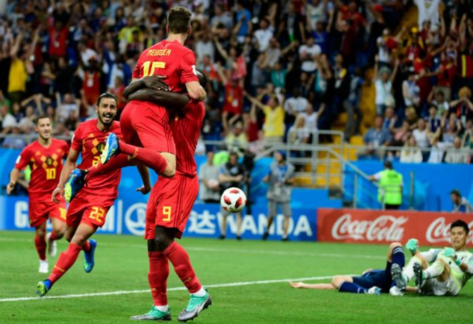 En el último minuto, Bélgica se lo dio vuelta a Japón y avanzó a cuartos de final