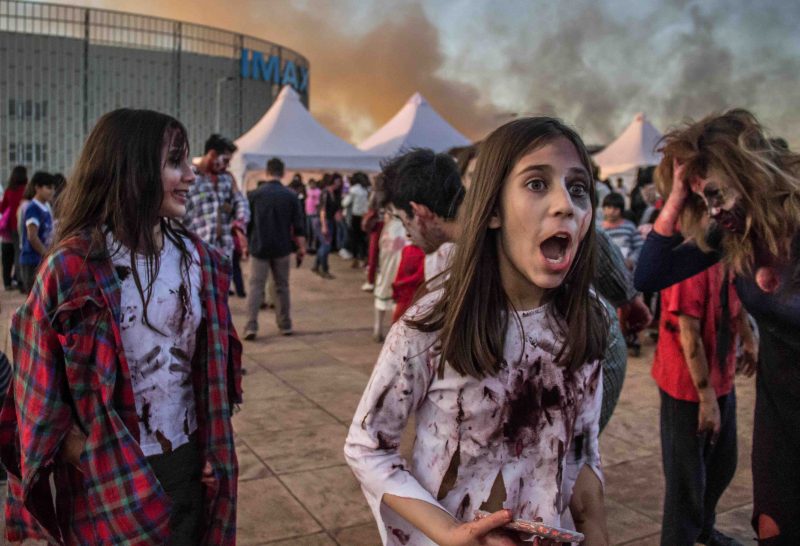 Hoy el Parque se pone de terror con la Marcha Zombie y pelis de terror