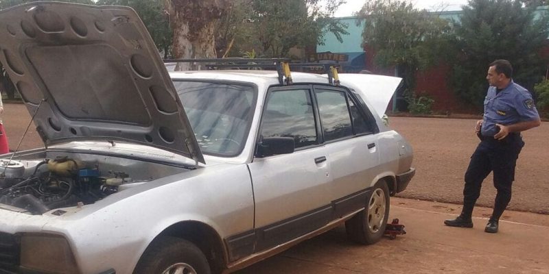Secuestraron un auto adulterado en Cerro Azul