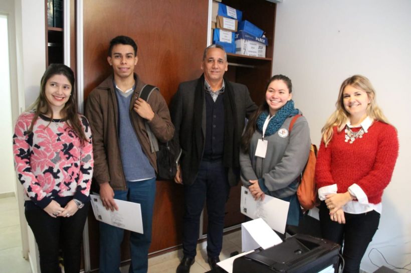 Penayo recibió en la Defensoría del Pueblo al Concejo Estudiantil