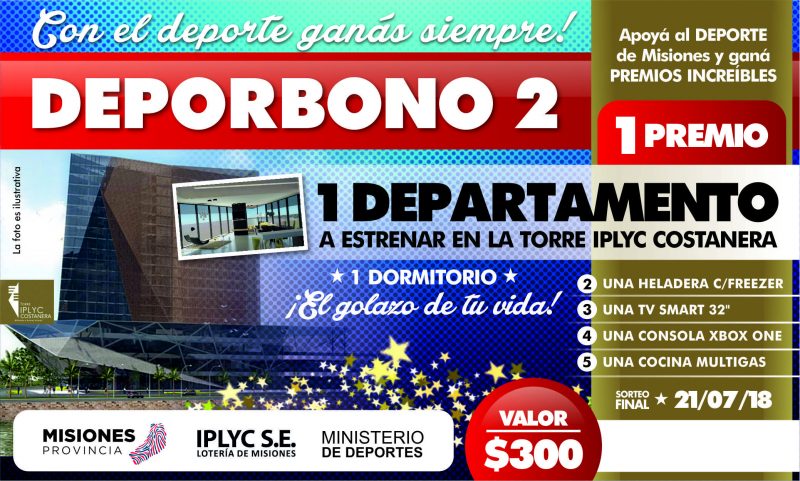 Este sábado se sorteará el Deporbono 2