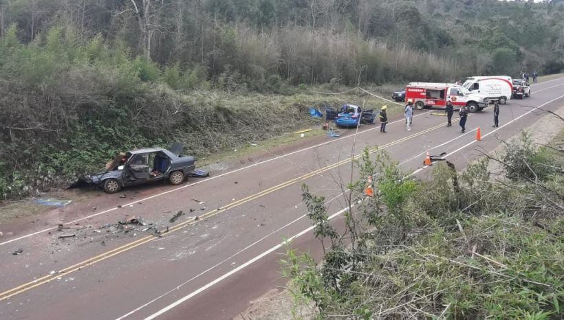 San Martín: colisión frontal dejó como saldo dos personas fallecidas y cinco lesionados 