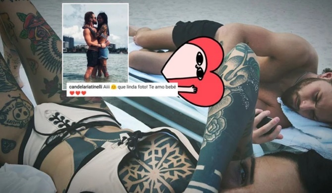 Cande Tinelli y Luca Bonomi, enamorados en el mar: "Te amo, bebé"