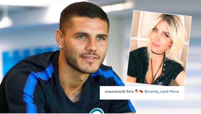 El posteo de Icardi a Wanda, tras las duras críticas que recibió su mujer
