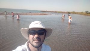 Guardavidas aprovecharon la bajada del río para limpiar la playa de Miguel Lanús 4 8 - WhatsApp Image 2018 07 18 at 13.51.12 - 7