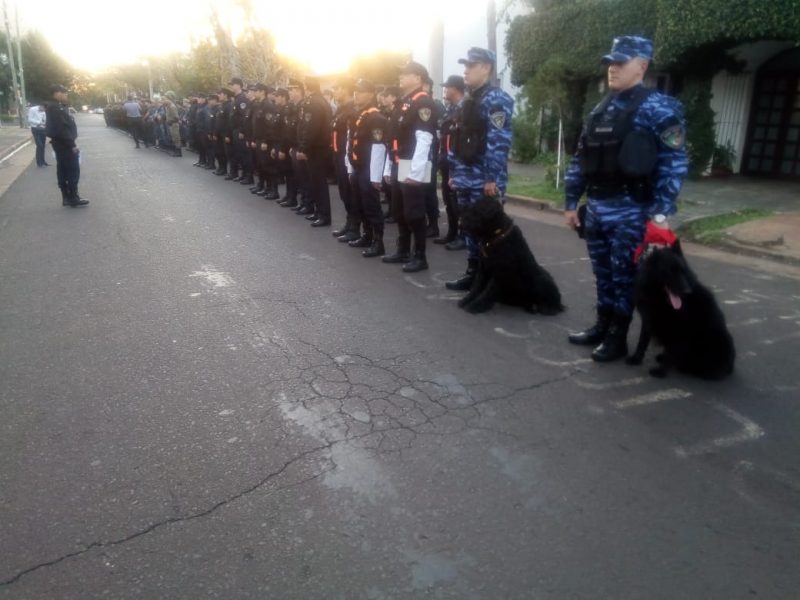 Megaoperativo con 400 policías en barrios, calles y avenidas de Posadas