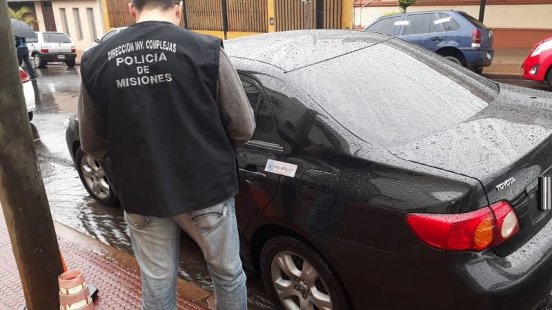 Posadas: incautaron un auto con pedido de secuestro en Corrientes