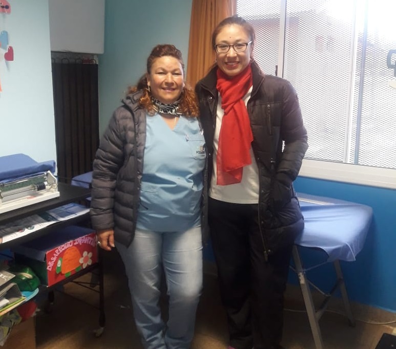 Enfermeras de un CAPS asistieron a una mujer en un parto