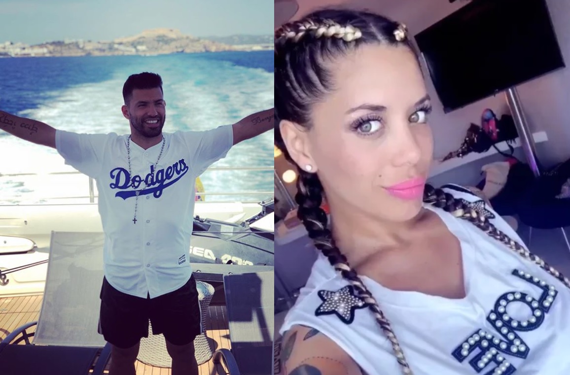 El Kun Agüero y la ex del Polaco... ¿juntos en Ibiza?