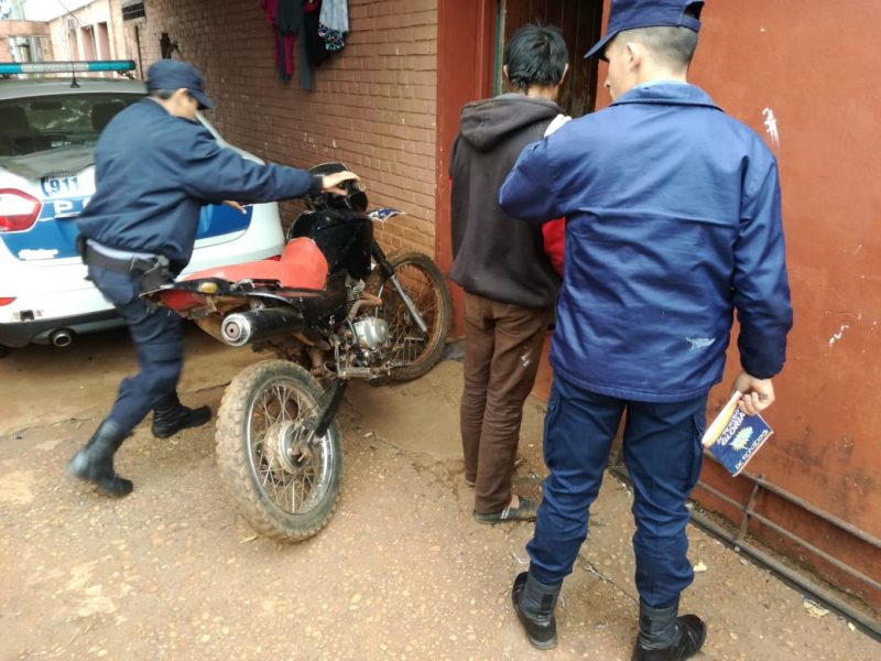 Dos de Mayo: recuperaron una moto robada y detuvieron a una persona