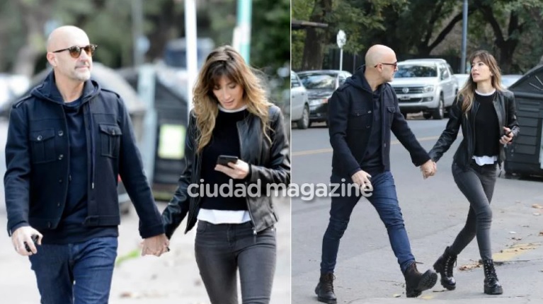 La primera salida pública del Pelado López con su nueva novia