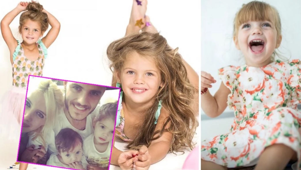 Las hijas de Wanda Nara y Mauro Icardi debutaron como modelos