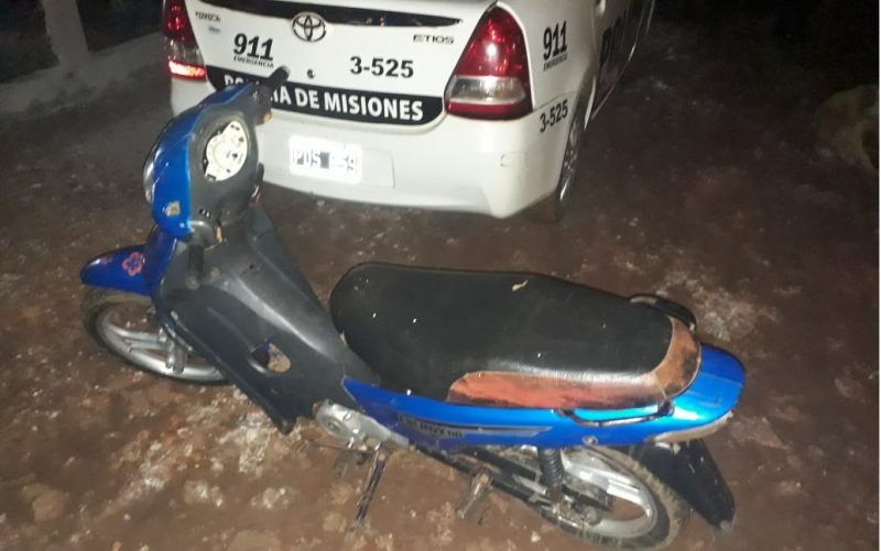 Recuperaron una moto robada en Posadas