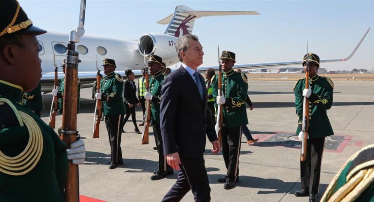 Macri participa en Sudáfrica de la cumbre del BRICS