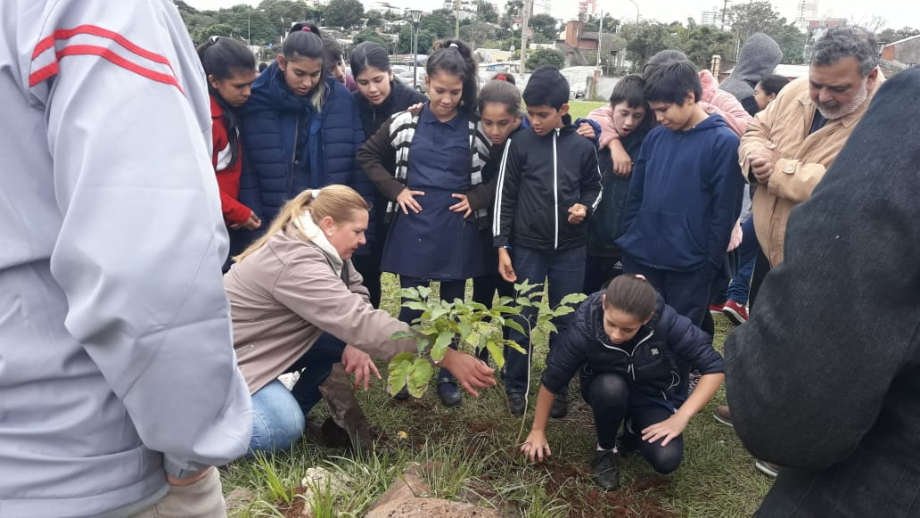 Dentro del Programa 10.000 árboles, plantaron 500 especies en Santa Rita