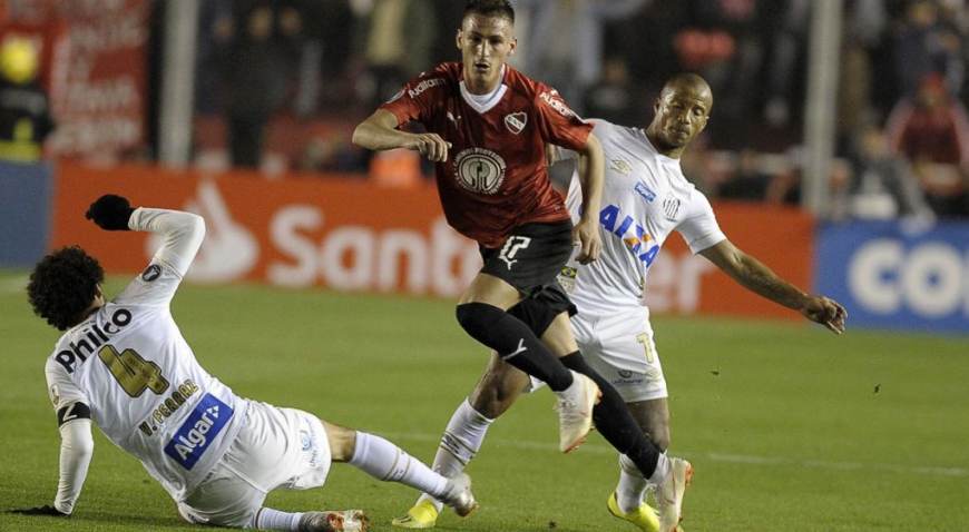 Copa Libertadores: Independiente igualó sin goles con Santos y dejó abierta la serie de octavos de final  