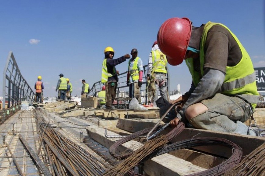 El empleo en la construcción tuvo su menor crecimiento de los últimos 16 meses