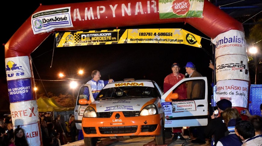 Automovilismo: el Rally misionero puso primera en Wanda